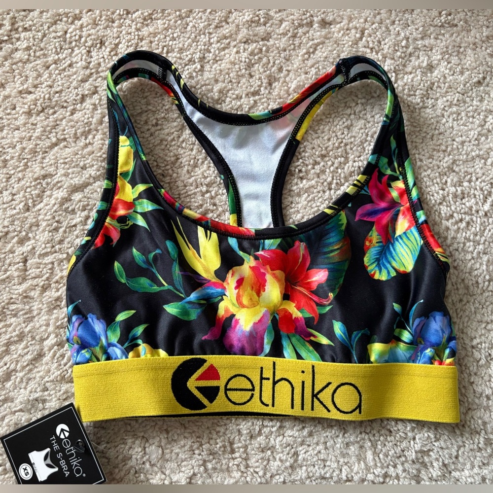 NWT Ethika Tropical Thunder Sports Bra